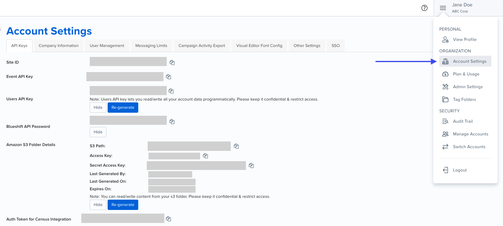 S3-Export-Account Settings-API Keys.png